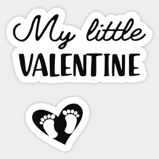 Pregnancy - My little valentine Sticker